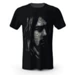 Nirvana's Vocalist Kurt Cobain Text Art Tee
