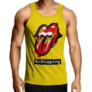 No Stopping No Filter Yellow Muscle Shirt