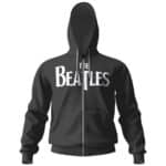 Paul McCartney Playing Guitar Zip-Up Hoodie