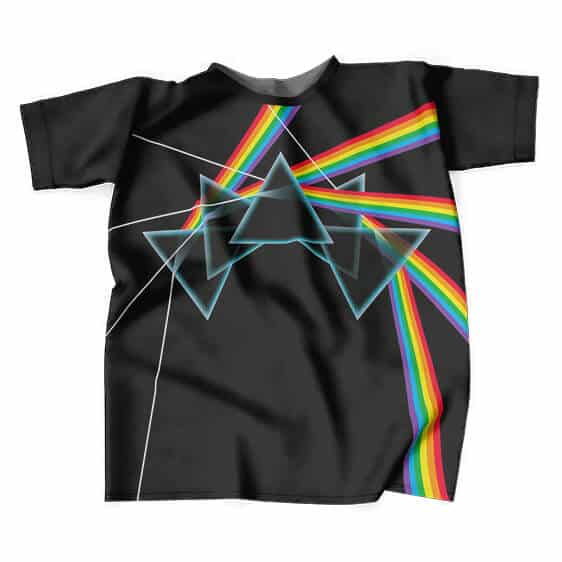 Pink Floyd Album Prism Rainbow Art T-shirt