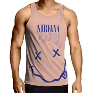 Rock Band Nirvana Iconic Smiley Logo Tank Top