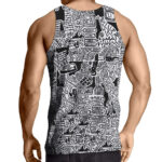 Rock Band Nirvana Songs Doodle Art Tank Top