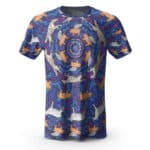 Rock Band Pink Floyd Trippy Animal Pattern Tee