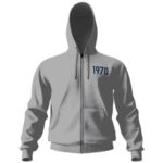 The Beatles 1970 Face Silhouette Zip-Up Hoodie