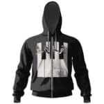 The Beatles Abbey Road Piano Tiles Zip Hoodie