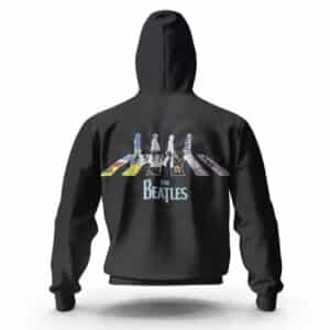 The Beatles Band Abbey Road Logo Zip-Up Hoodie