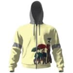 The Beatles Band Holding Umbrella Zip Hoodie