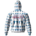 The Beatles Help! Pattern Art Zip-Up Hoodie