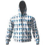 The Beatles Help! Pattern Art Zip-Up Hoodie
