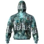 The Beatles Photo Collage Print Art Zip Hoodie