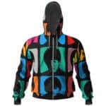 The Beatles Retro Colors Portrait Zip Hoodie