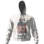 The Beatles Rooftop Concert Cartoon Zip Hoodie