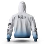 The Beatles Running Down Ombre Art Zip Hoodie