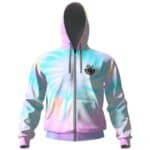 The Beatles Trippy Van Tie Dye Art Zip Hoodie