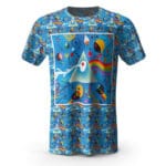 The Dark Side Miro Trippy Art Pink Floyd Tee