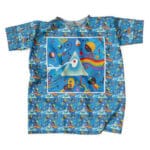 The Dark Side Miro Trippy Art Pink Floyd Tee