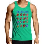 The Rolling Stones Iconic Logo Design Singlet
