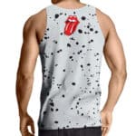 The Rolling Stones Rock And Roll White Singlet
