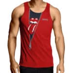 The Rolling Stones Unzipped Design Tank Shirt