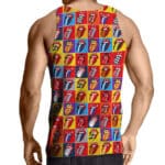 The Rollings Stones Retro Logo Art Tank Shirt