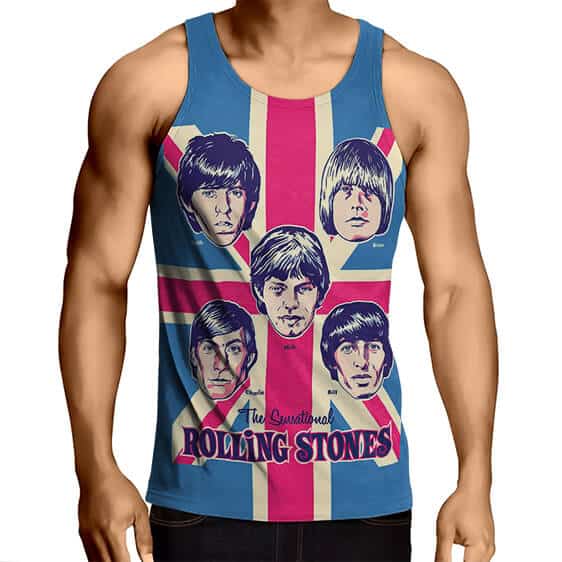 The Sensational Rolling Stones Art Tank Shirt