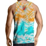 Trippy Tie Dye The Rolling Stones Singlet
