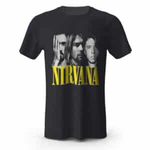 Vintage Nirvana Band Monochrome Photo T-shirt