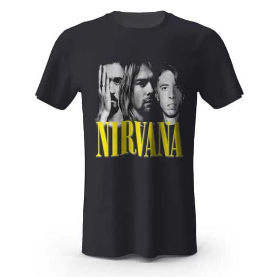Vintage Nirvana Band Monochrome Photo T-shirt