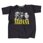 Vintage Nirvana Band Monochrome Photo T-shirt