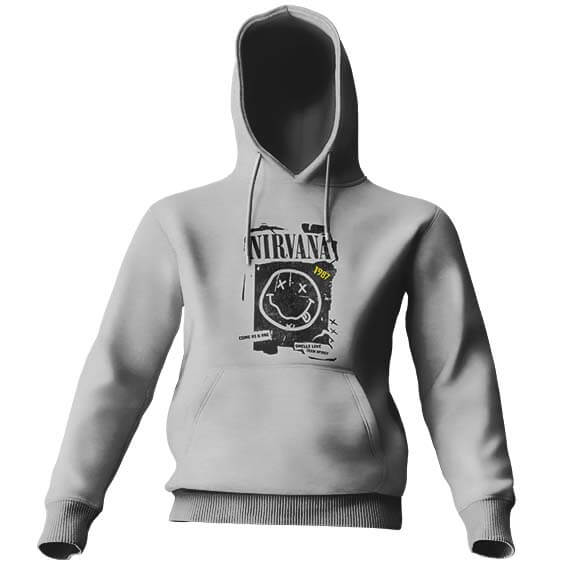 Come As You Are Nirvana 1987 Poster Hoodie