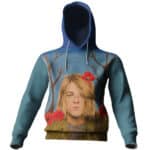 Kurt Cobain Drawing Tribute Hooded Sweatshirt
