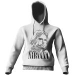 Kurt Cobain Songs Typographic Art Hoody