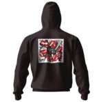 The Rolling Stones Stamp Art Design Zip-up Hoodie