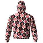 The Rolling Stones Logo Pattern Zip-up Hoodie