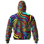 The Rolling Stones Psychedelic Swirl Zip-Up Hoodie