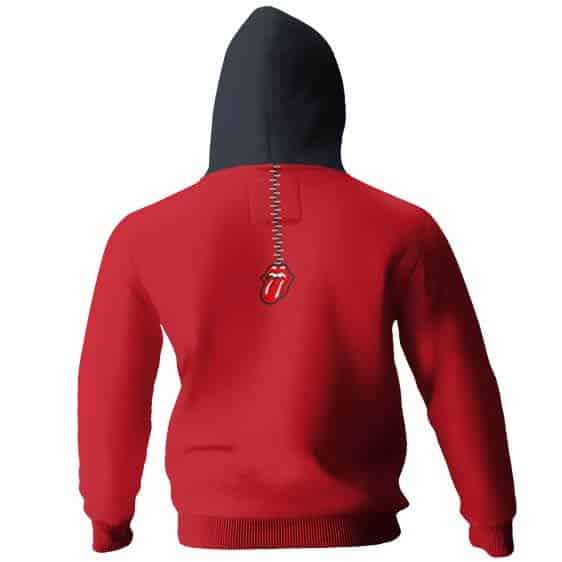 The Rolling Stones Unzipped Design Hoodie