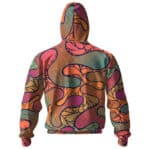 The Rolling Stones Swirl Print Zip-Up Hoodie