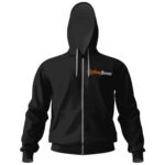 The Rolling Stones Minimal Artwork Zip-Up Hoodie