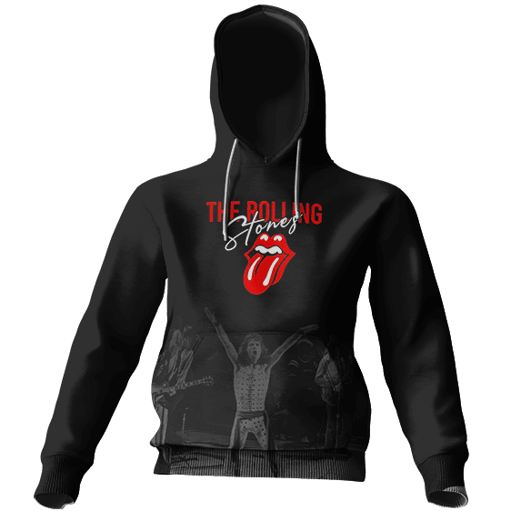 The Rolling Stones Classic Concert Black Hoodie