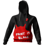 The Rolling Stones Paint It Black Hoodie