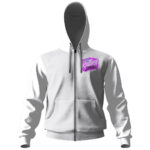 The Rolling Stones Cartoon Style Zip-up Hoodie