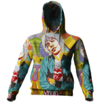 Stones Mick Jagger Retro Color Artwork Hoodie