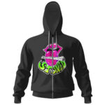 The Rolling Stones Stoned Design Zip-Up Hoodie