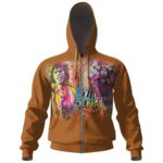 Let's Spend The Night Together Zipper Hoodie