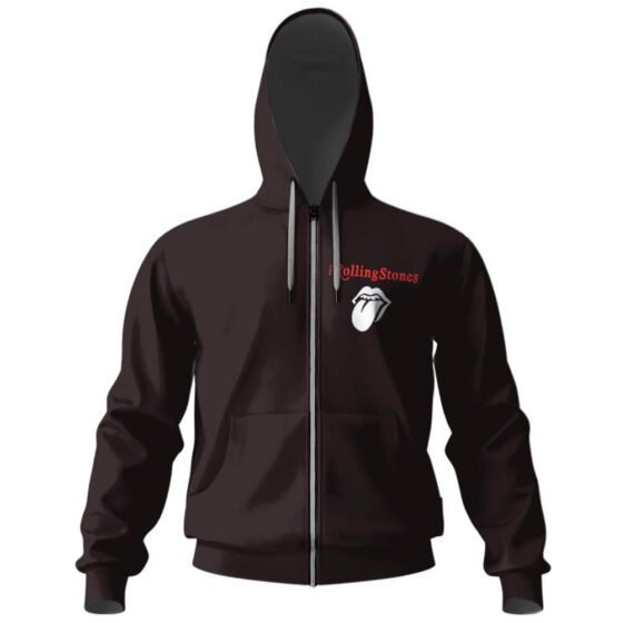 The Rolling Stones Madrid Tour Zipper Hoodie