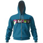 The Rolling Stones Logo Minecraft Zipper Hoodie