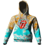 Dope The Rolling Stones Trippy Tie Dye Hoodie