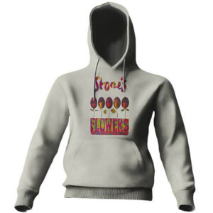 The Rolling Stones Flowers Trippy Hippy Hoodie