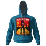 The Rolling Stones Zipcode Blue Zipper Hoodie