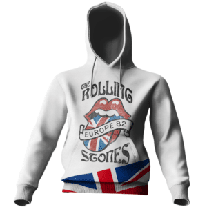 Iconic The Rolling Stones Europe 82 Hoodie
